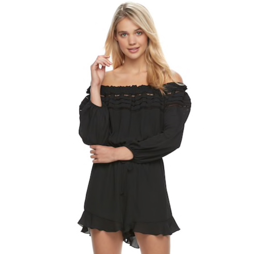 Jolie Vie Off The Shoulder Romper